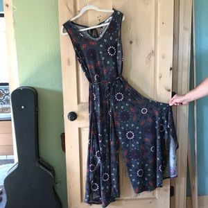 Luna Claire Geometric Pattern Romper